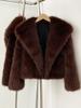 European and American autumn and winter new imitation fox fur coat women's short fashion fur coat coat