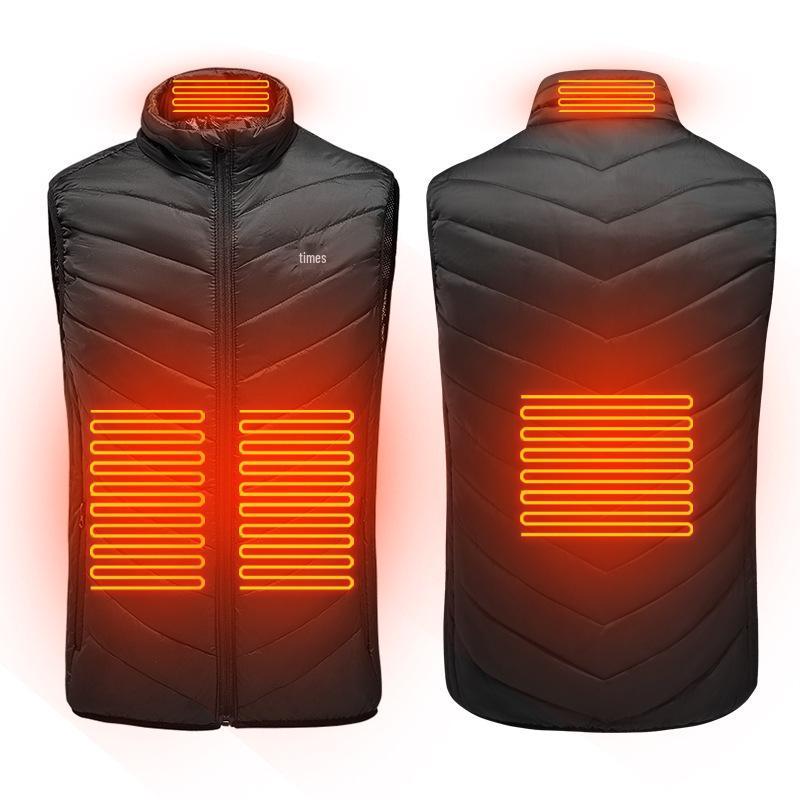 Unisex Smart USB Heated Vest - Electric Warm Cotton Down Coat