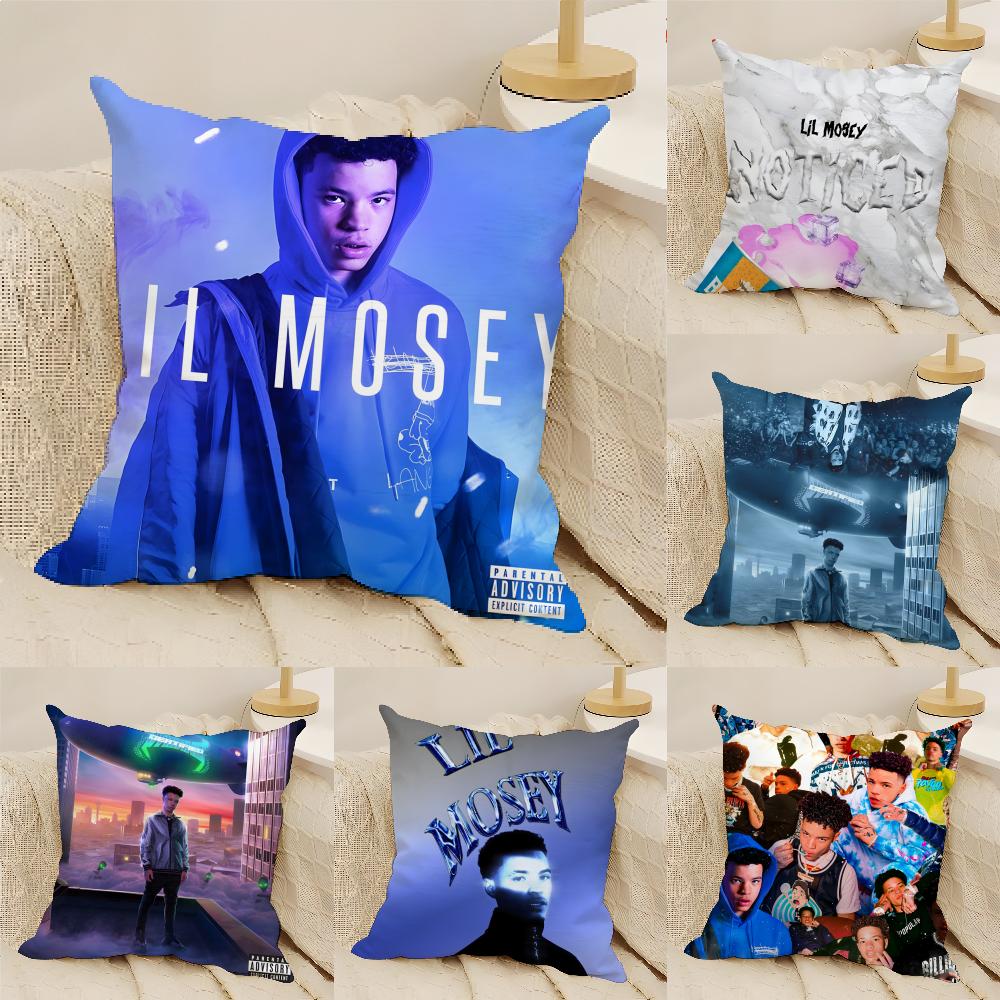 Hip-Hop Rapper Singer L-Lil Mosey 1 Pillow Case Linen Pillow Case Sofa Home Decor Cushion Cover Cushion Cove