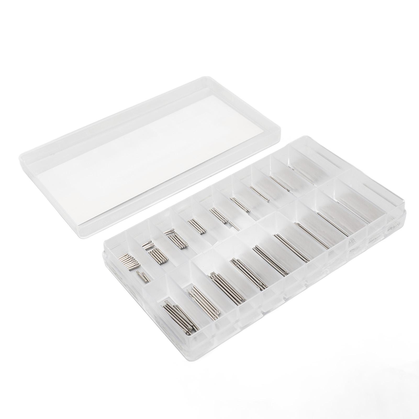 

300 шт. пружинных стержней для часов из нержавеющей стали, штифты для снятия звеньев, ручной ремонт ремешка для наручных часов 1.2mm Single Head