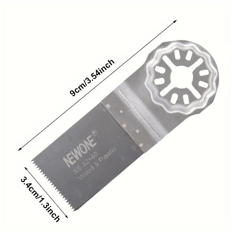 NEWONE 8pcs Carbide Oscillating Tool Blade, Multi-tool saw blades Multi Tool Mortar Cutting Saw Blades for tile concrete cutting