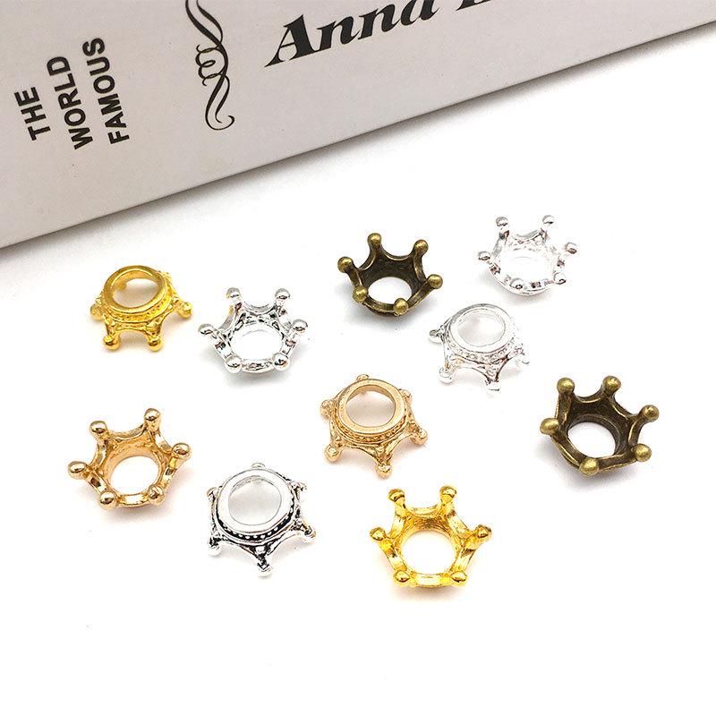 Zhongcheng Small Crown Alloy Pendant - Japanese & Korean Cartoon Hair Accessory