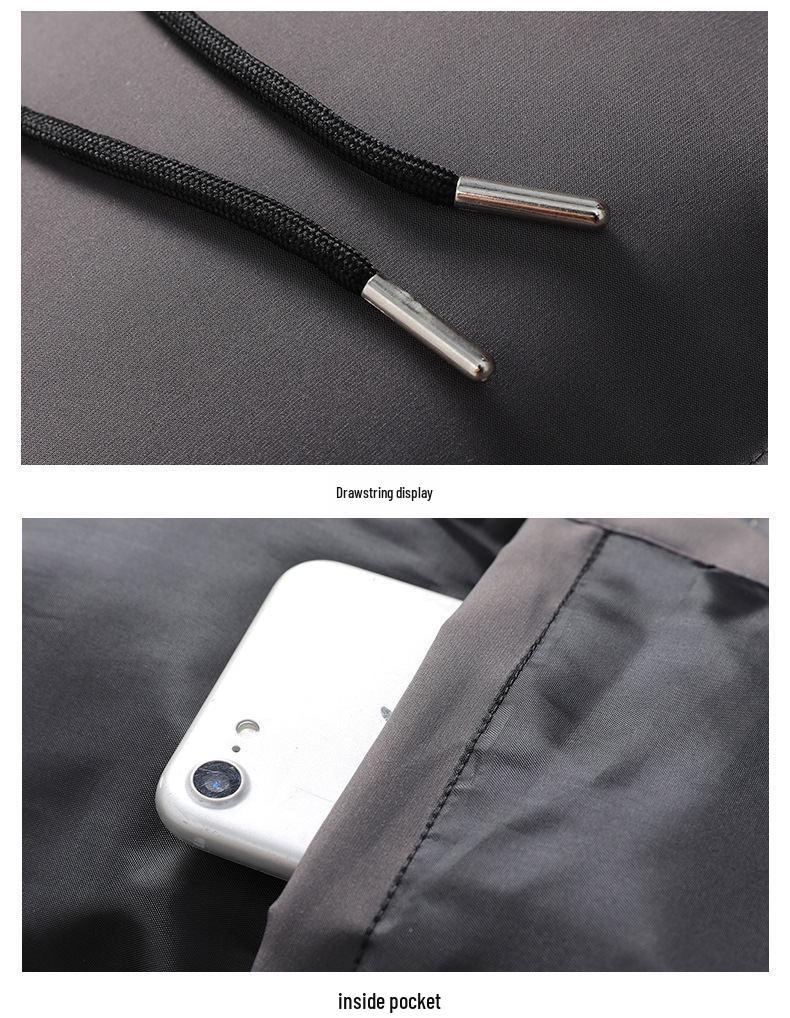 Męska Zimowa Bawełniana Kurtka z Kapturem 6XL - Luźna, Krótka, Codzienna Odzież Wierzchnia, Modny Design