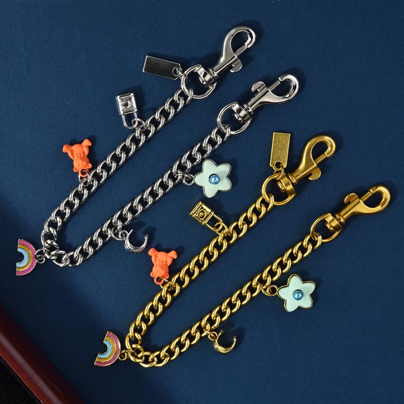 Versatile Metal Purse Chain Strap For Women Trendy Handbag Shoulder Bag Pendant Chain Cute Bag Pendant Decoration Accessories