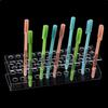 12/24/36/48 Holes Acrylic Pen Holder Clear Stationery Display Stand  Eyelash Planting