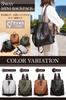 BORPORT Mini Backpack, Women's, Small, Lightweight PU Leather Backpack, Men's, Lightweight, Anti-Theft, Perfect for Commuting, School, and More