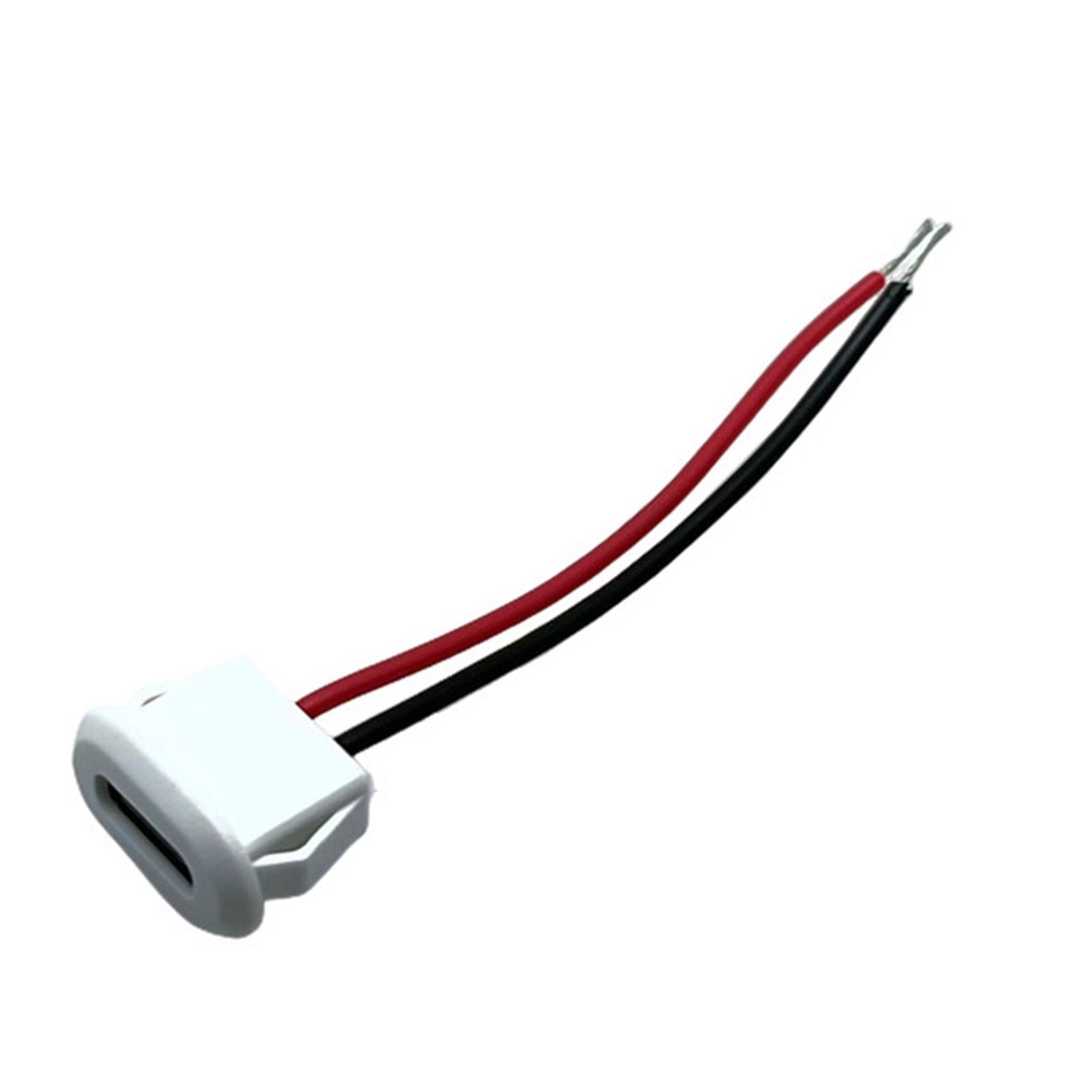 

USB-разъем Type-C 1PX5 Водонепроницаемый женский с PH 2.0 гайка запирающая пластина Гнездо Высокого тока Быстрый зарядный разъем белый