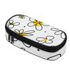 Pencil Pouch Spacious Storage 300D Polyester Secure Zipper with Main Compartment Mesh Pocket and Pen Slots for Everyday Study