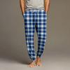 Men's Drawstring Pocket Cuffed Casual Pants Home Sleep Pants