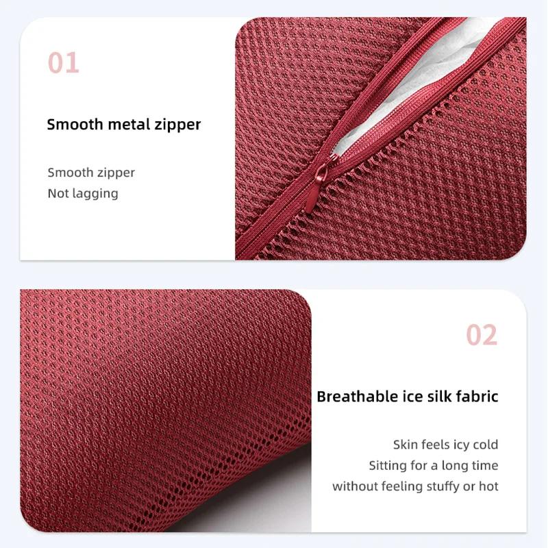 2025 Horký ledový hedvábný opěrka hlavy do auta bederní opěrka vnitřní výbava auta pro Mazda CX5 CX3 CX9 MX5 RX8 Axela Demio opěrka krku z paměťové pěny Wai