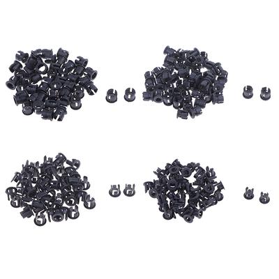 50Pcs 3Mm/5Mm Plastic Led Holders Clips-Bezels Mounts Cases Housings Black