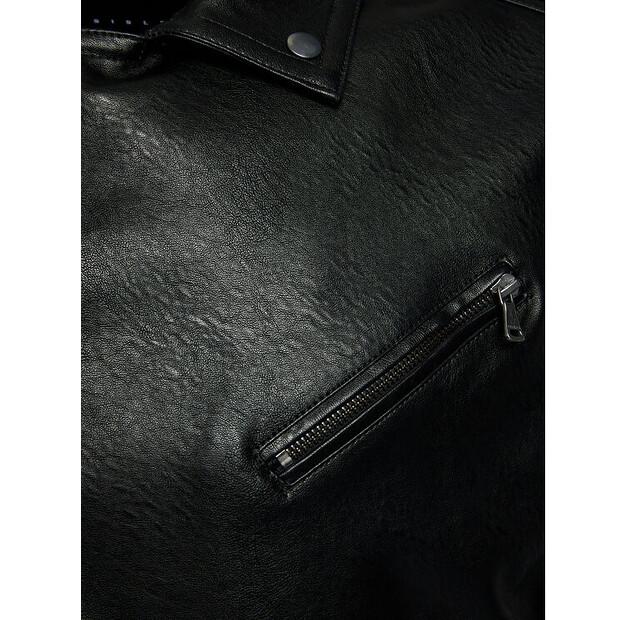 Sisley Faux Leather Jacket 21DYSN02G