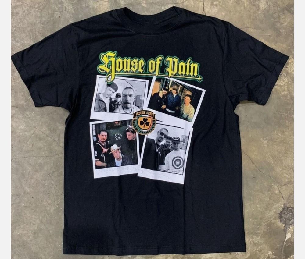 House Of Pain Fine Malt Lyrics T Shirt Black Color 100_ Cotton