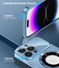 Fashion Titanium Alloy Magnetic Case For For Iphone 16 15 14 Plus 13 11 Pro Max 16 Plus High-end Glass Phone Case Simple Phone Case