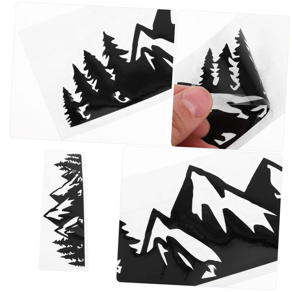CLISPEED Car Sticker Mountain Sticker Mountain Sticker Mountain Decal for Car Mountain De Rv