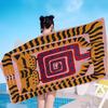 Égypte Tigre Abstrait Coloré Grande Serviette de Plage en Microfibre Serviette à Séchage Rapide Serviettes de Plage Sablonneuses Serviette de Piscine pour Voyage Natation Piscine Yoga