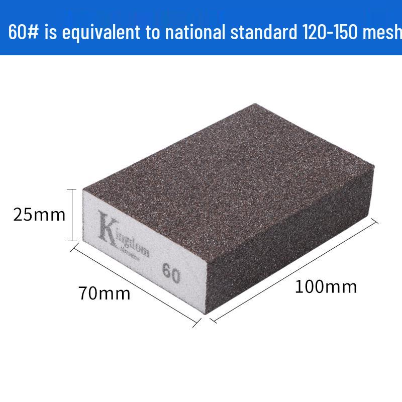 Sponge Sandpaper Block for Wall, Wood, Metal, Rust Removal, Polishing, Grout Cleaning, and Pot Scouring
