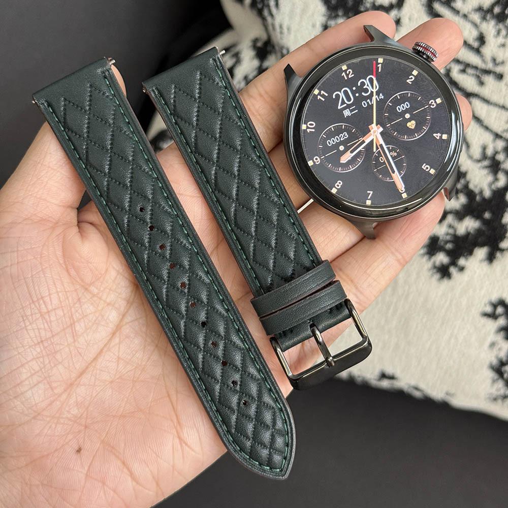 Dotyczy paska do zegarka Huawei gt6/GT4, modnego, premium, lekkiego luksusu, ze skóry w romby, watch5gt5pro, paska na nadgarstek