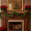 Norfolk Pine Garland Multi-Purpose Realistic Christmas Garland Hanging Pine Decorative Garland for Mantle Fireplace Table
