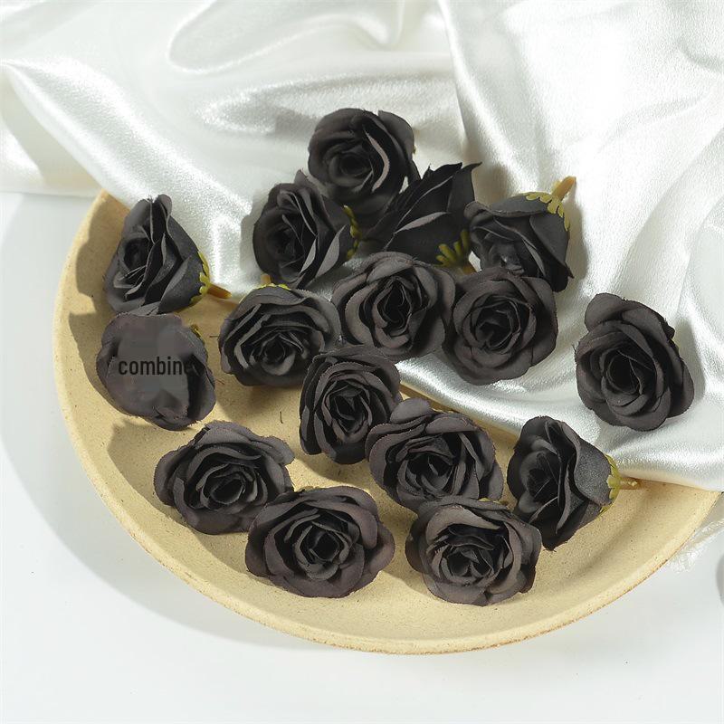 Simulation Rose Flower Heads for DIY Wedding Decor, Gift Boxes, Clothing, Wreaths, and Silk Flower Arrangements
