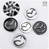 4 Stück 56mm Radnabenabdeckungen für Mazda 3 5 6 323 626 RX-8 MX-5 Atenza Axela CX-4 Fahrzeugkappe Aufkleber Abzeichen Abdeckungen