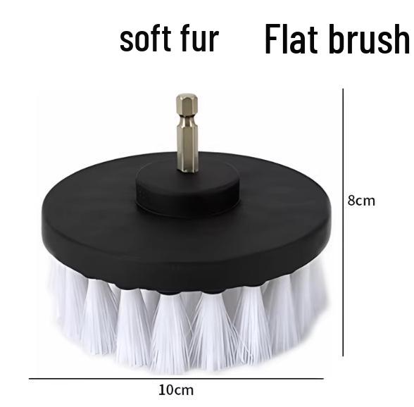 Elektrisk borrrengöringsborste Set för kakel, matta, soffa - Inkluderar mjuka och hårda borstborstar