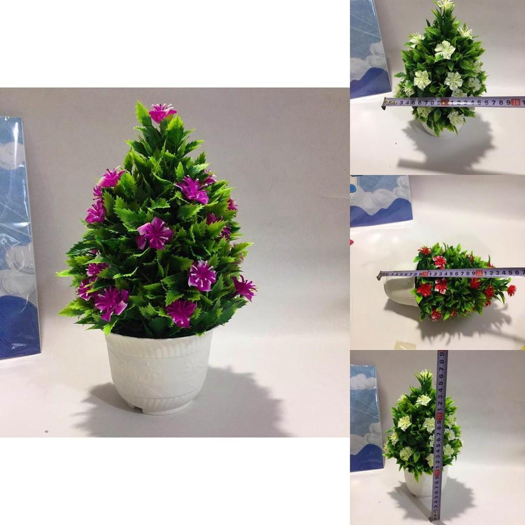 Artificial Cherry Blossom Plant With 26 Flowers For Home Decor And Tabletop Display