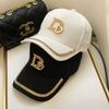 Fashionable Casual New Double D Rhinestone Duck Tongue Hat Spring And Autumn Korean Style Trendy Baseball Cap