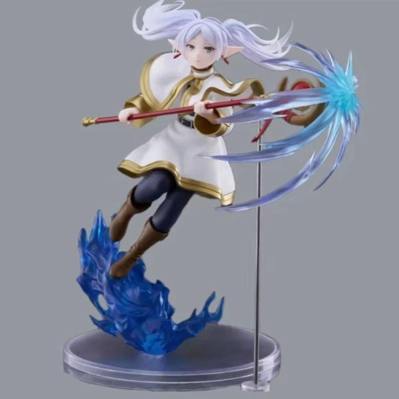 

Beyond The End Of The Journey 21Cm Frieren Animation Figure Model Statue Exquisite Desktop Ornaments Decorative Gifts