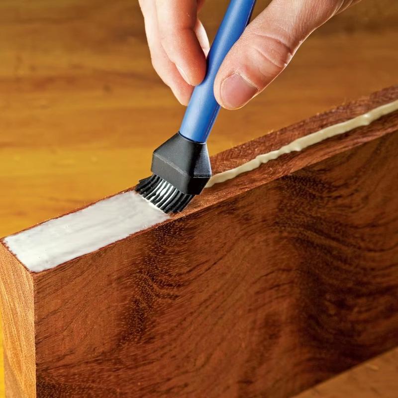 Long Silicone Glue Brush – Wood Glue Applicator Ideal For Woodworking & More – Long-Last Silicone To Hold Wet Glue – Easy To Use