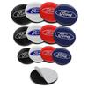 For AD14Pcs 56/60/65mm Car Wheel Stickers Center Hub Cap Car Emblem Badge Decal For Ford Focus Fiesta Ranger Mondeo S-MAX Kuga Mustang