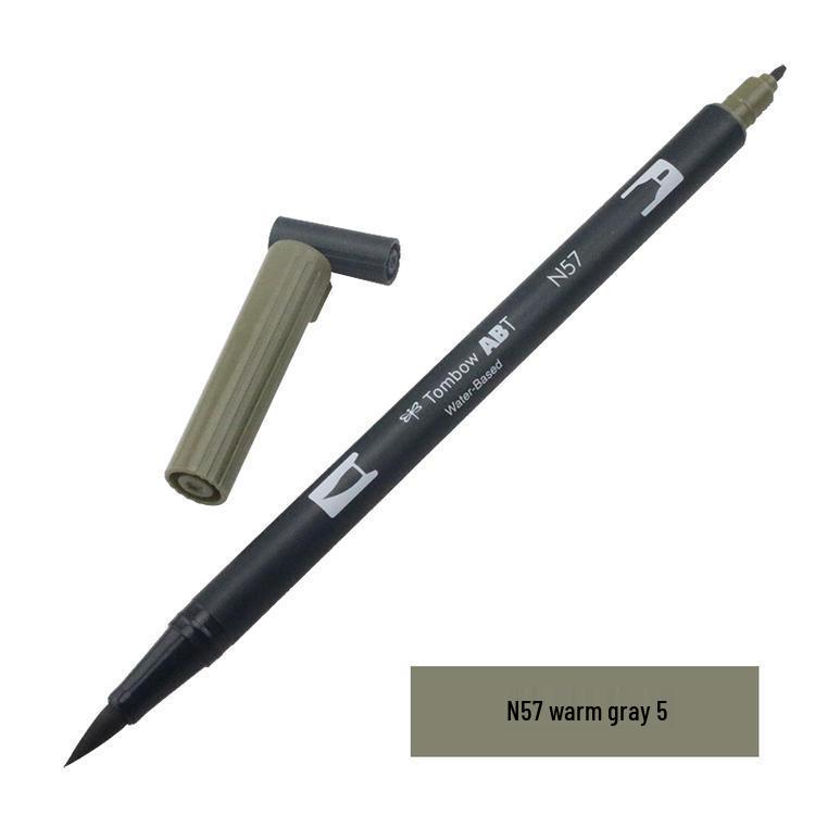 Tombow ABT Warm Color Double-Ended Watercolor Brush Pen for Students