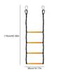 Launching Ladder Boat Rope Ladder Folding Auxiliary Marine Rope 3/4/5 Step Portable Rope Boarding Ladder for Inflatable Boat