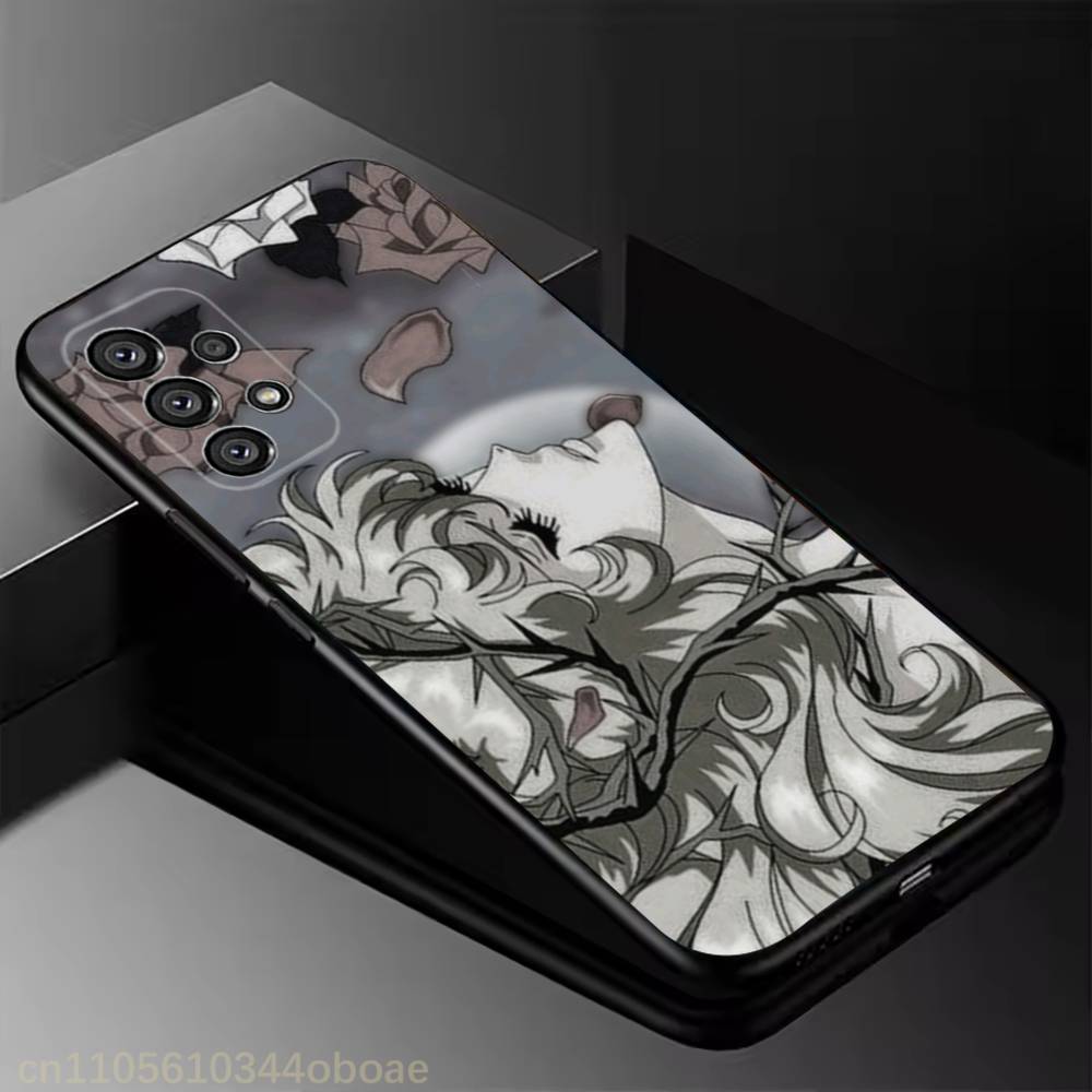 Rose of V-Versailles Lady Oscar Phone Case for Samsung Galaxy A20,21s,22,31,32,52,71,80,A91,5G Colorful Cover Smartphone Pretty