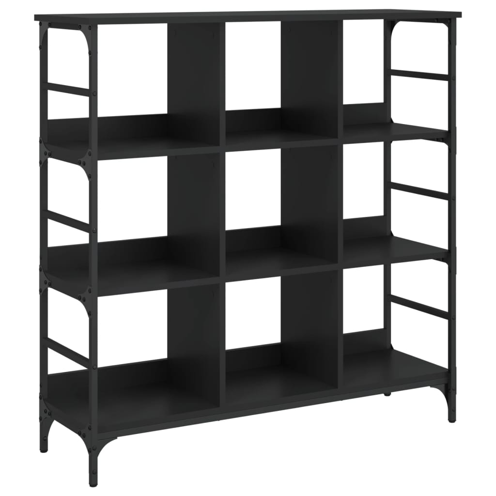 Sideboard In Black 102 X 32 X 103.5 Cm Particleboard