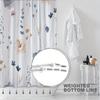 Watercolor Floral Shower Curtain,Mint Green Beige Flower Shower Curtain for Bathroom,Modern Minimalist Waterproof