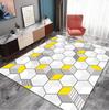 Tapete de Xadrez Geométrico Hexagonal Tapete de Sala de Estar Decoração de Casa Tapete de Quarto ao Lado da Cama Cozinha Banheiro Antiderrapante Corredor Varanda Capacho