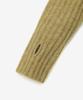 NOIRER FOR WOMAN Camel Slim Fit Ribbed Sweater (Olive)