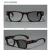 Women's eyewear, men's and women's fashion square frame photochromic glasses