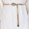1 Pcs Women's Clothes Chain Belt Metal Waist Chain Dress Belts Metal Belt Adjustable Decoration