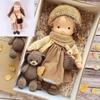 Cotton Body Waldorf Doll Doll Artist Handmade Mini Dress-up Doll DIY Waldorf Doll