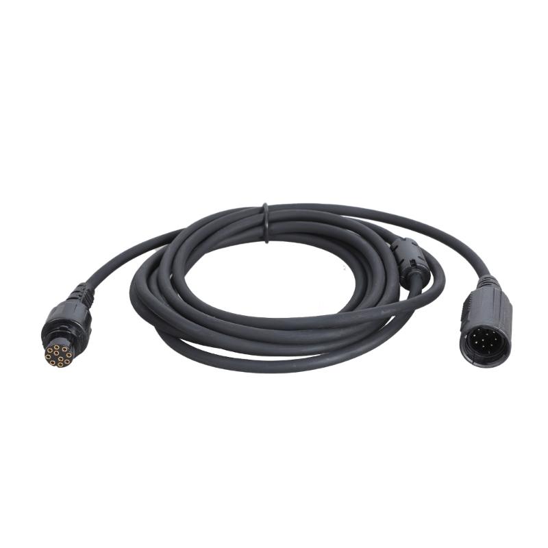 300cm Long 12 Pin Male to Female Handheld Microphone Extension Cable Suitable for Hytera MD780 MD650 RD980 Radio Models