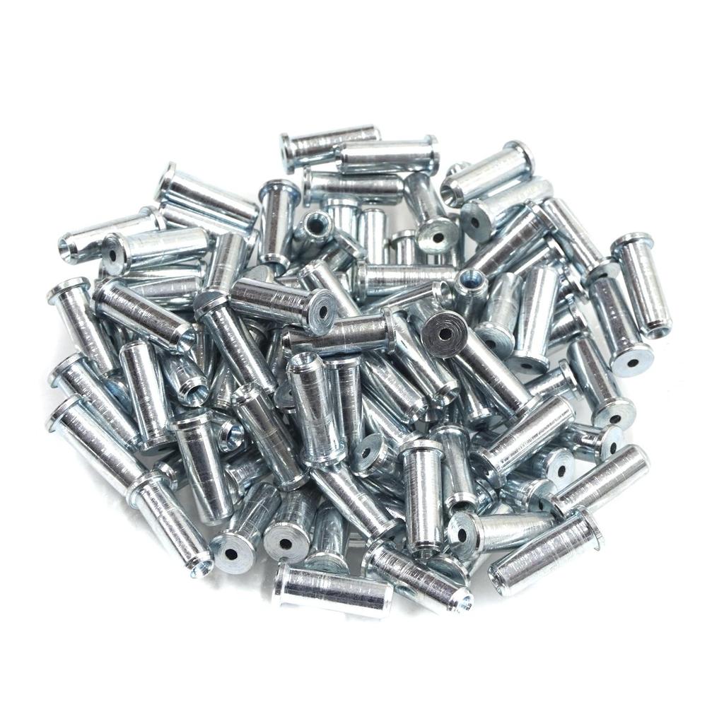 ECR035 Window Regulator Cable Wire Rope End Pin Stop Rivet 6.5x15/1.7 Mm 100 Pcs