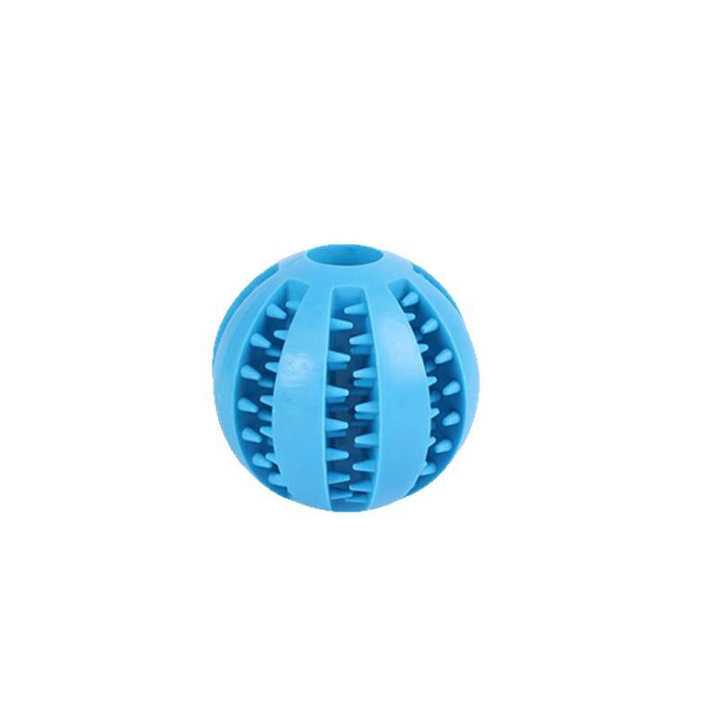 Dog Boredom Buster: Bite-Resistant Rubber Molar Ball for Teeth Cleaning - Small, Medium & Large Puppies