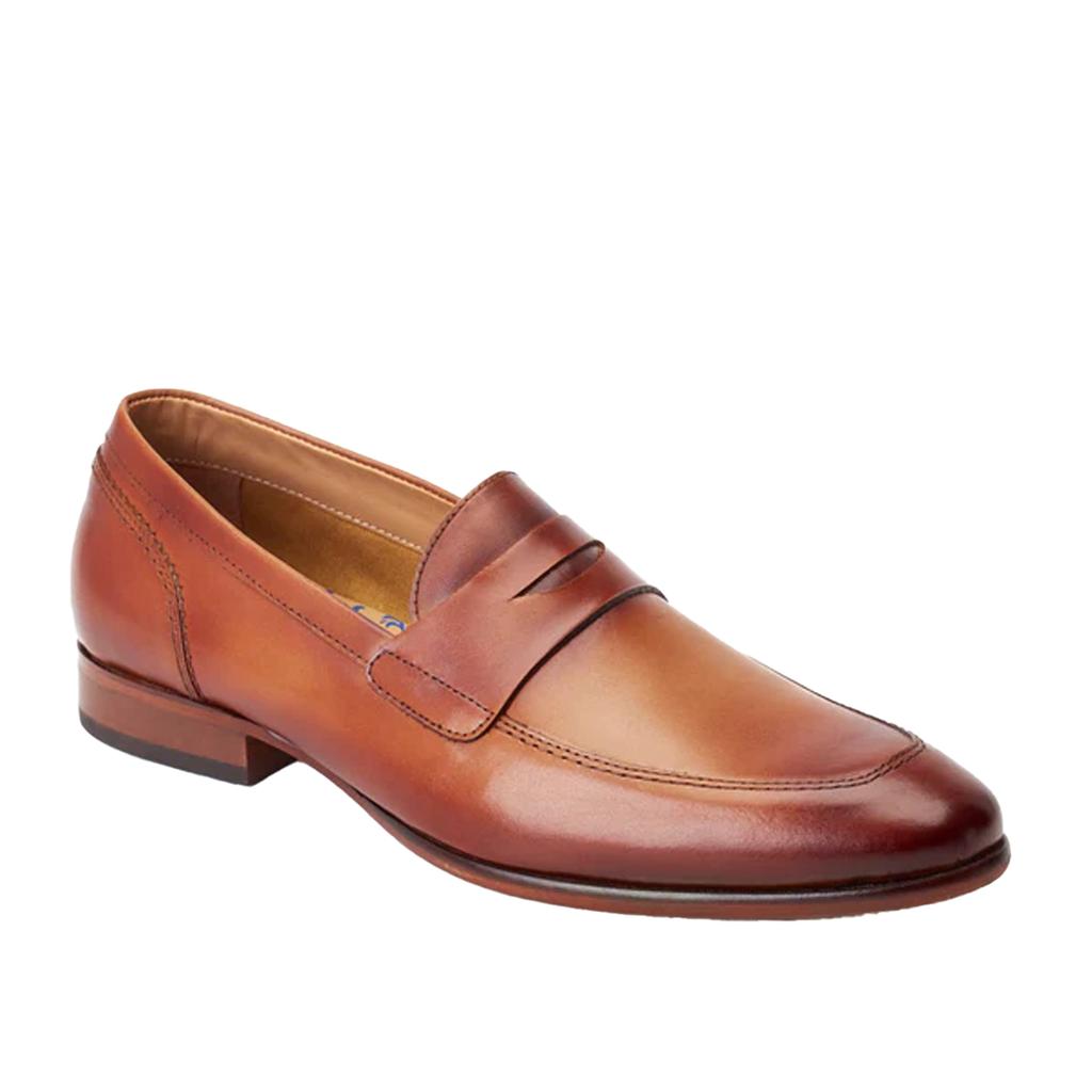 Base London Mens Bruno Leather Penny Loafers