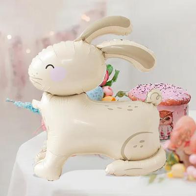Bunny Foil Balloon Bunny Shaped Foil Balloon Cute Unique Animal Bunnies Rabbit Decoration For Baby Shower Birthday