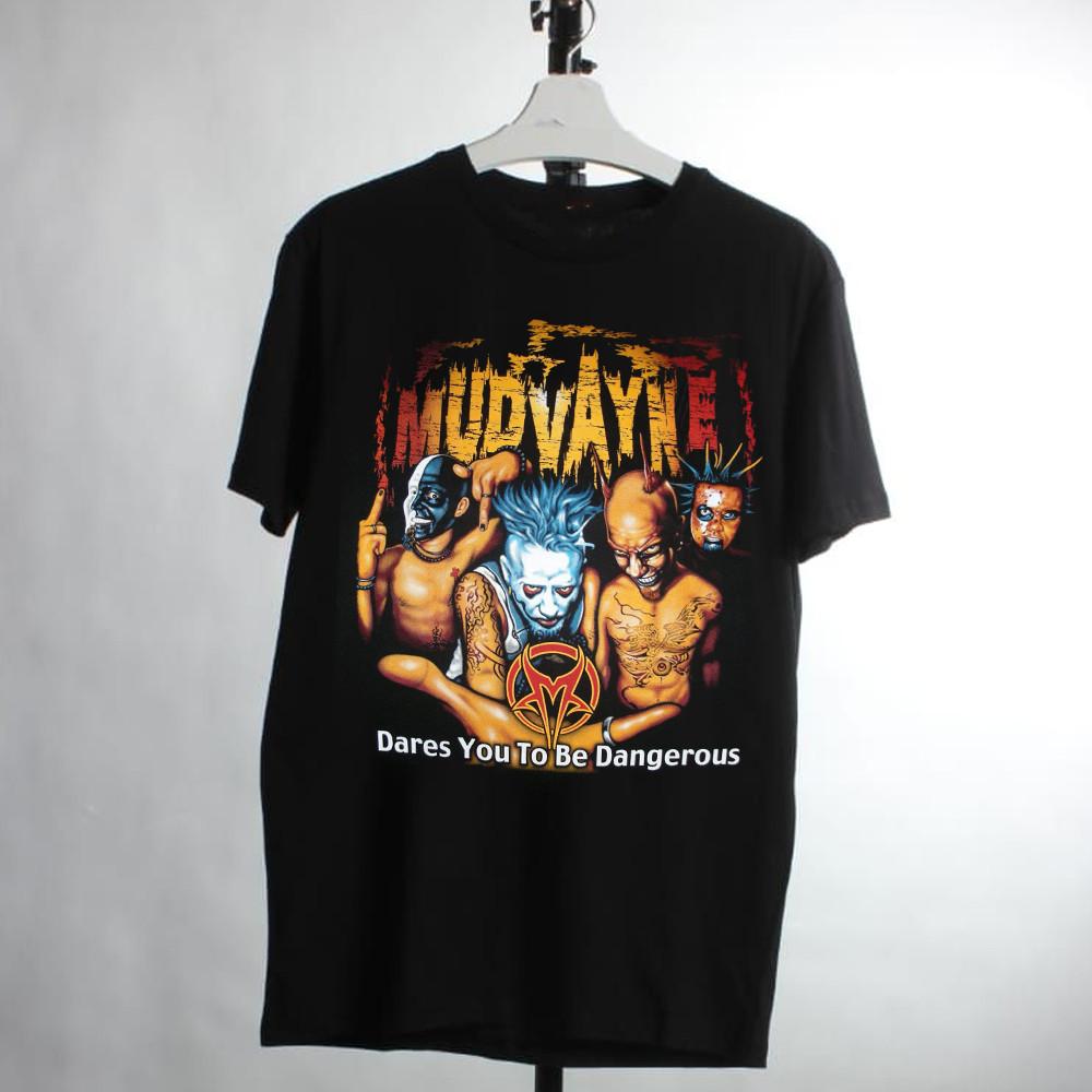 Футболка Mudvayne Band To Be Dangerous Унисекс Черный S-5XL ND1546 Унисекс Футболка XXL 1950₽