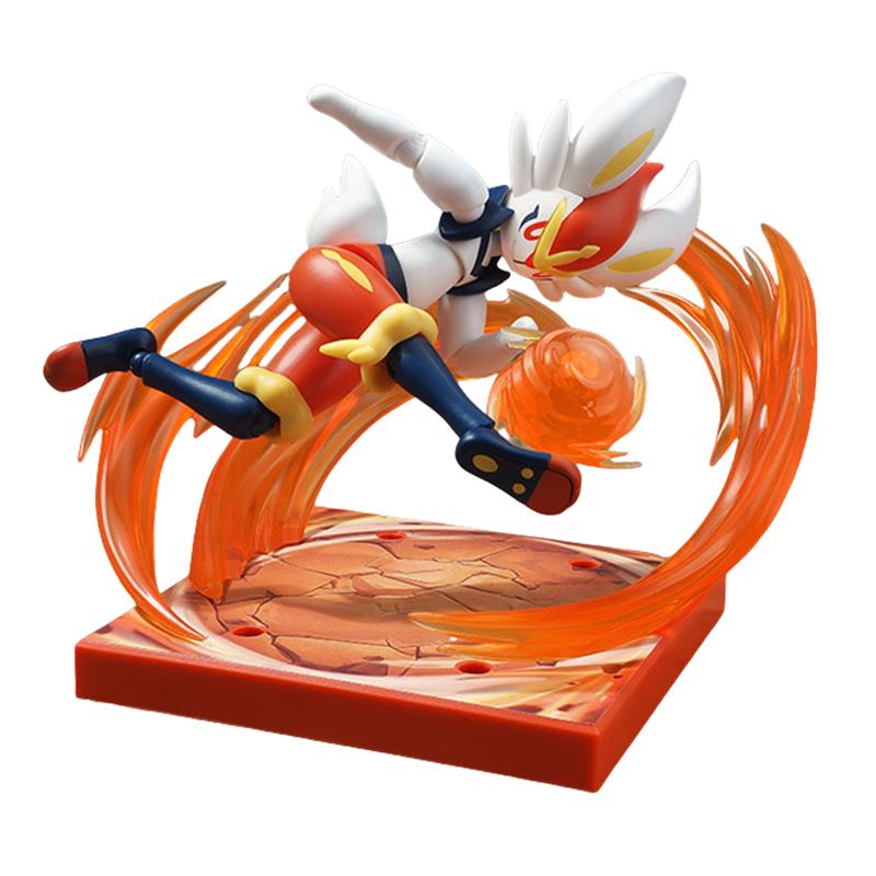 Charizard Meowscarada Snorlax Scyther Cinderace Lucario Ceruledge Greninja  Action Figure Assembly Toys Gifts