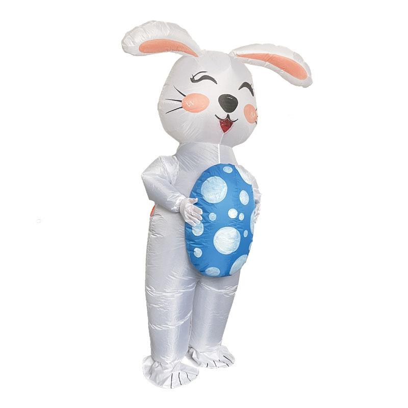 Christmas Explosive Suit Cartoon Doll Performance Atmosphere Props Easter Cute Egg Rabbit Inflatable Costume