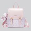 New cartoon backpack women's trend fashion travel bag new retro printing student bag fashion